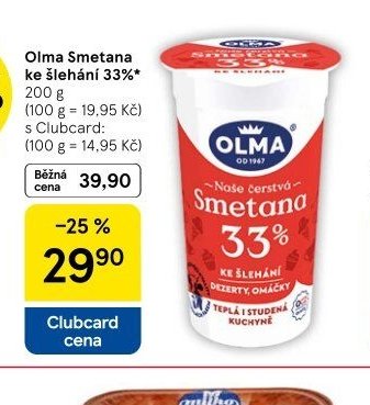 Olma Smetana ke šlehání 33%