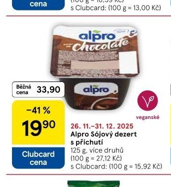 Alpro Sójový dezert s příchutí
