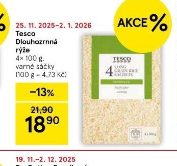 Tesco Dlouhozrnná rýže