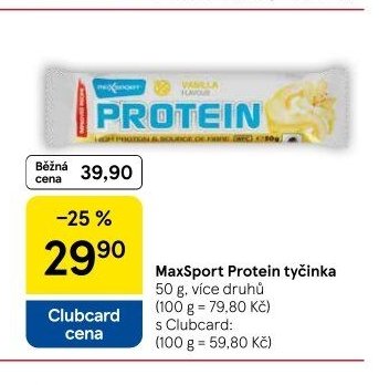 MaxSport Protein tyčinka