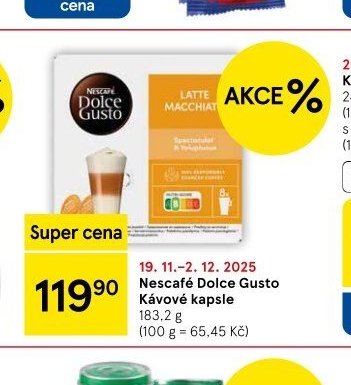 Nescafé Dolce Gusto Kávové kapsle