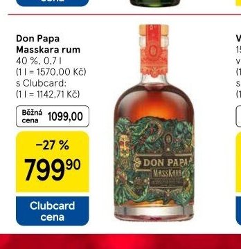 Don Papa Masskara rum