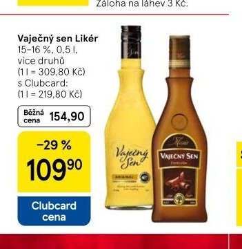 Vaječný sen Likér
