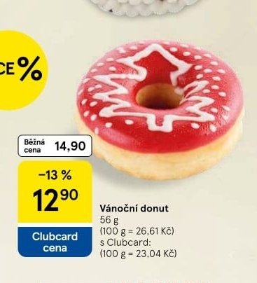 Vánoční donut