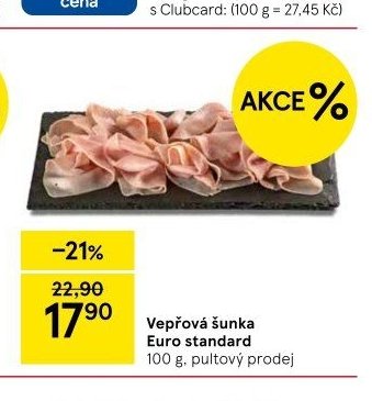 Vepřová šunka Euro standard
