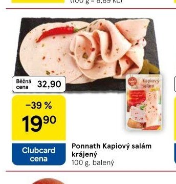 Ponnath Kapiový salám