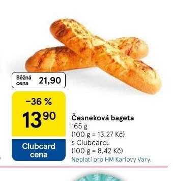 Česneková bageta