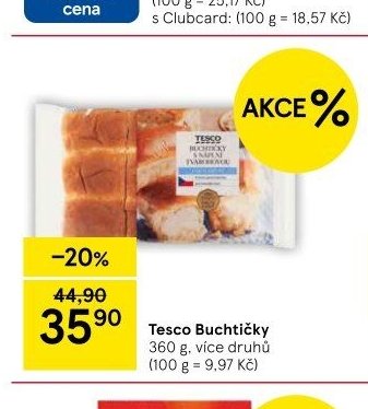 Tesco Buchtičky