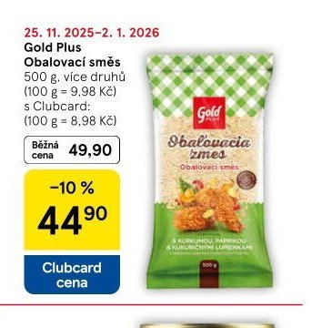 Gold Plus Obalovací směs