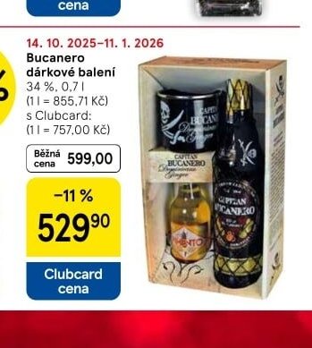 Bucanero dárkové balení - Tesco akcniletaky.com