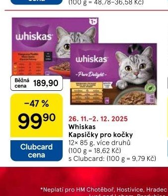 Whiskas Kapsičky pro kočky