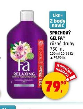 SPRCHOVÝ GEL FA