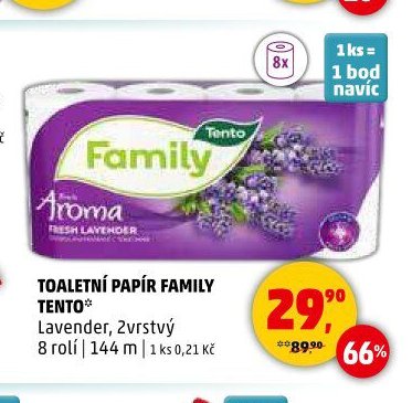 TOALETNÍ PAPÍR FAMILY TENTO