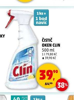 ČISTIČ OKEN CLIN