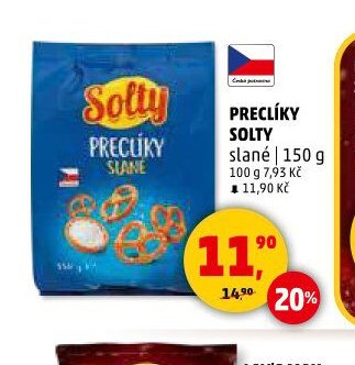 PRECLÍKY SOLTY slané 150 g