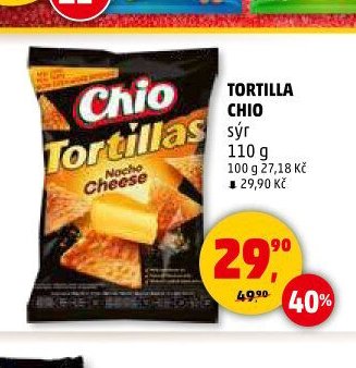 TORTILLA CHIO sýr 110 g