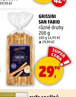 GRISSINI SAN FABIO různé druhy 200 g