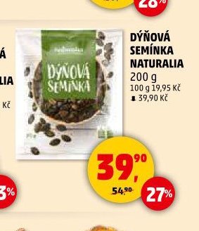 DÝŇOVÁ SEMÍNKA NATURALIA 200 g