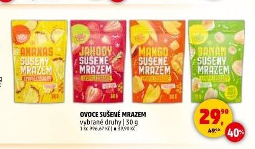 Ovoce sušené mražené