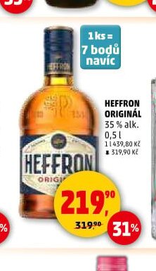 Heffron Original 35% alk. 0,5 l
