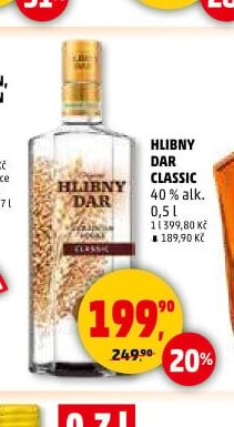Hlibny Dar Classic 40% alk. 0,5 l