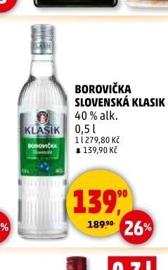 Borovička Slovenská klasik