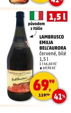 Lambrusco Emilia Bell'Aurora