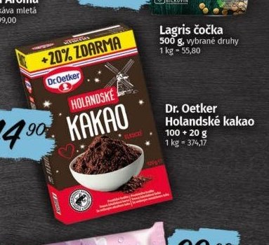 Dr. Oetker Holandské kakao