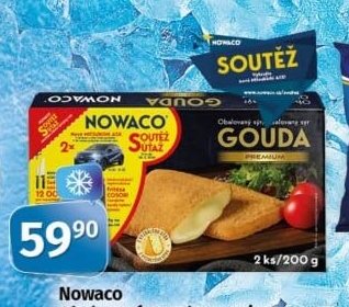 Nowaco Obalovaná Gouda Premium 200 g