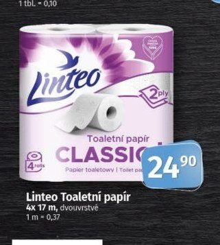 Linteo Toaletní papír - COOP akcniletaky.com