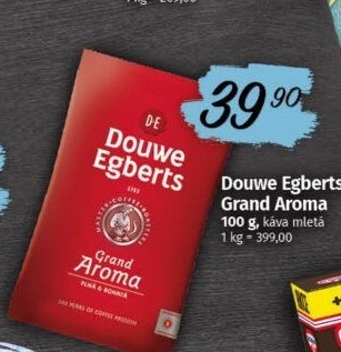 Mletá káva Grand Aroma Douwe Egberts