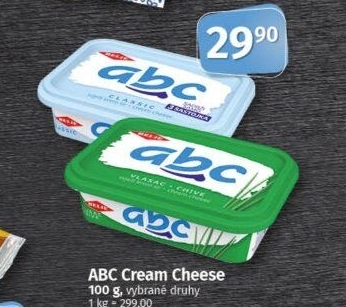 Sýr Cream Cheese ABC Belje