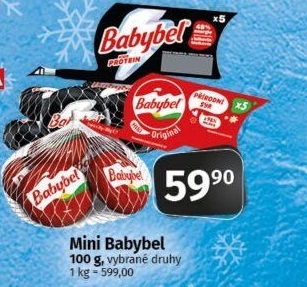 Sýr Mini Babybel Veselá kráva