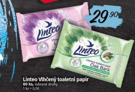 Toaletní papír vlhčený Linteo