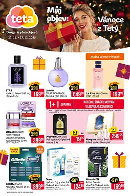 akční leták Teta drogerie 27.11.2025-27.12.2025