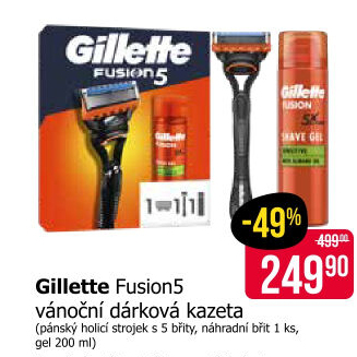 Dárková kazeta pánská Gillette Fusion 5
