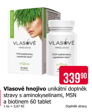 Doplněk stravy Vlasové hnojivo