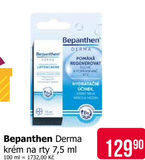 Krém na rty regenerační Derma Bepanthen