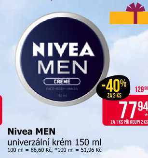 Krém pleťový pánský univerzální Men Creme Nivea