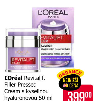 Krém pleťový proti vráskám Pressed Revitalift Filler L'