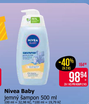 Šampon dětský na tělo a vlásky Nivea Baby