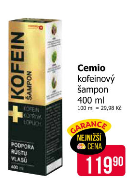 Šampon kofeinový Cemio
