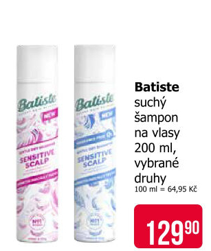Šampon suchý Batiste