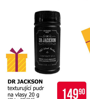 Texturující pudr na vlasy Dr. Jackson