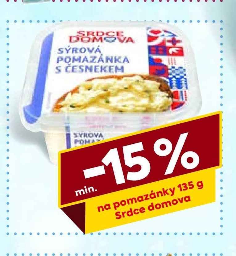 Srdce domova pomazánky 135 g