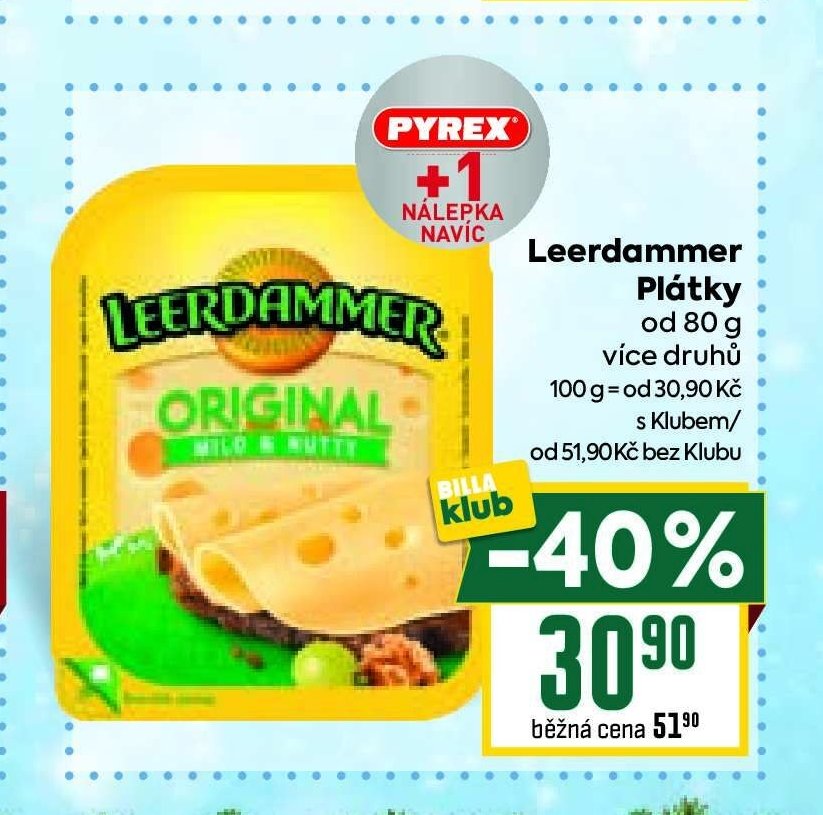 Leerdammer Plátky od 80 g