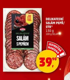 Delikatesní salám pepř