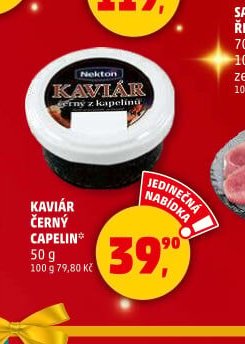 Kaviár černý Capelin