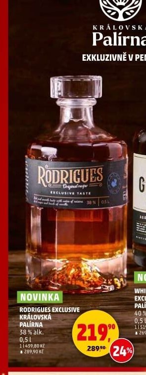 RODRIGUES EXCLUSIVE KRÁLOVSKÁ PALÍRNA