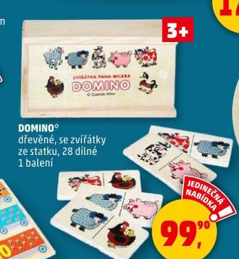 Domino dřevěné